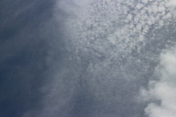 white cloud with blue sky background