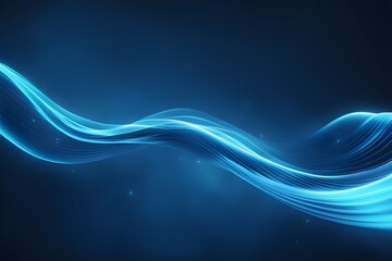 A blue wave with a dark background