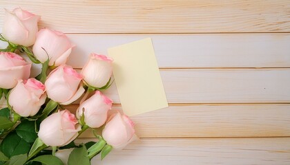 Valentines, love, flowers background with wood. - obrazy, fototapety, plakaty