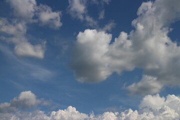 summer blue sky cloud gradient light white background.