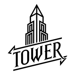 Fototapeta premium Building logo vector art illustration (37)