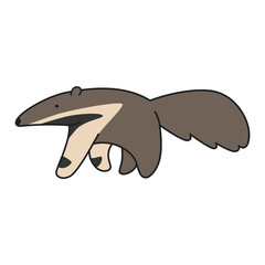 Cute Anteater illustration