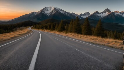 Fototapeta premium road in the mountains