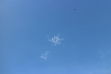 blue sky with beautiful natural white clouds