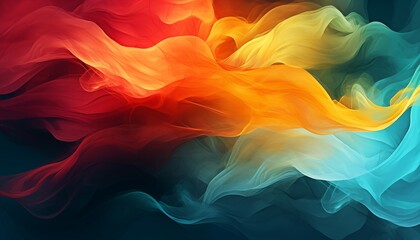Obraz premium abstract colorful background with smoke