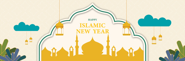 Islamic New Year Badges poster