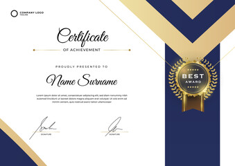 Certificate modern