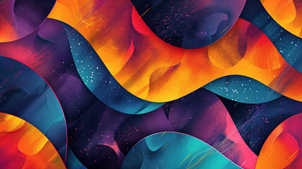 Abstract backgrounds with vibrant colors and geometric shapes add a pop of creativity to any project.