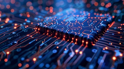 Obraz premium A government agency responsible for educating citizens about how neural tech is used in governance systems and how they can participate and provide feedback in the decisionmaking processes..