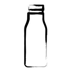 Bottle Ink Brush Stroke Vector