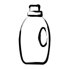 Bottle Ink Brush Stroke Vector