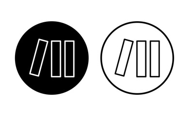 Library icon set. education icon vector
