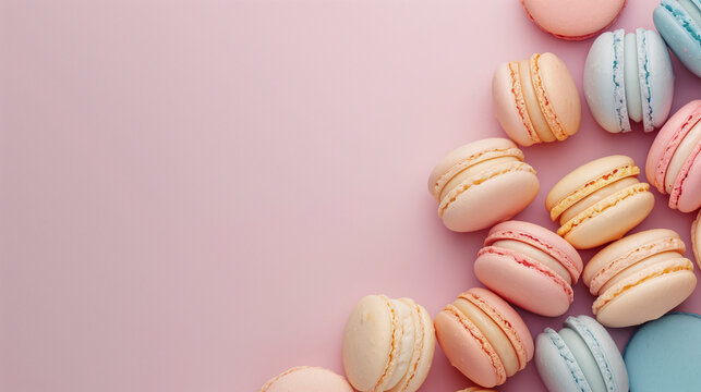 Pastel macaroons wallpaper