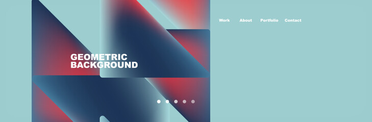 Obraz premium A geometric background featuring rectangles and circles in electric blue and magenta shades, perfect for a brand logo or display device graphics