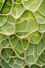 Geometric pattern based on plant cell structures, organic yet structured