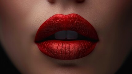 Close up shot photo of a woman lips