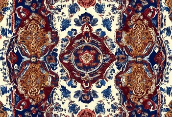 'allover textile women rug paisley border ornament Mughal ethnic gital abstract kalamkari clothing baroque decor kurti pattern motif ikat design Background Flower Texture'