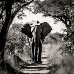 African Bush Elephant Majesty: Majestic Images of the Iconic Giants