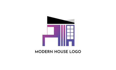 Modern House Logo Minimalist Simple Clean 