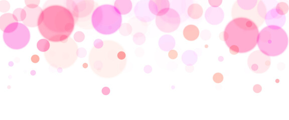 colorful bokeh circles without background, can be used for frames, borders, textures, background elements, clip art © Adhi