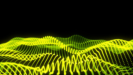 Beautiful glowing  yellow bokeh background