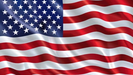USA flag. American flag. American flag blowing in the wind  background. Happy 4th of July of Independent day for holiday celebrations. background. For USA Labor day celebration. With Happy Labor Day.
