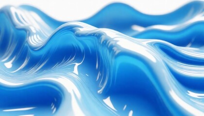 Blue 3d liquid background 