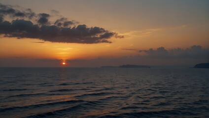 dawn over the sea ai_generated