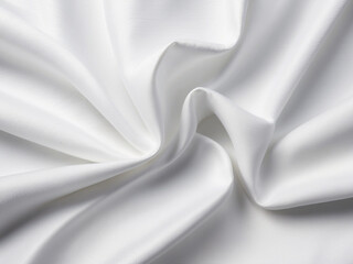 Fototapeta premium Pure Elegance, Captivating White Fabrics Textured Backgrounds