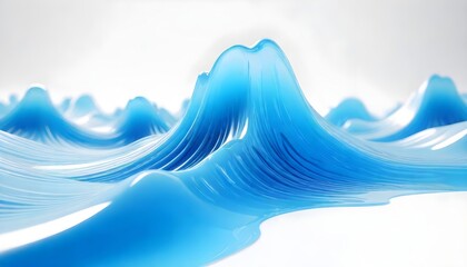 Blue 3d liquid background