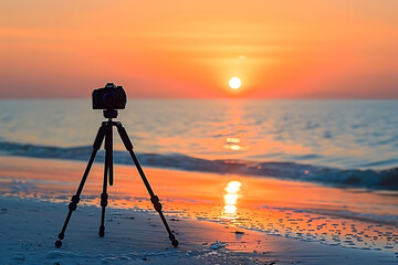 Photography Day Concept Background