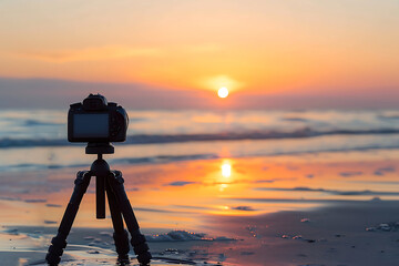 Photography Day Concept Background