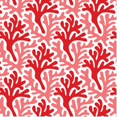 beauty of corals design in fabric, wallpaper and textures