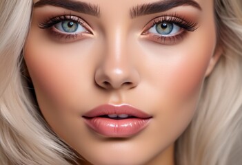 A Portrait Of Breathtakingly Gorgeous, Exotic, Beautiful Woman.
