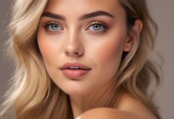 Obraz premium A Portrait Of Breathtakingly Gorgeous, Exotic, Beautiful Woman. 