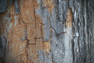 Rustic Pine Bark Texture in Forest 