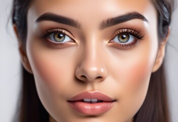 Fototapeta premium A Portrait Of Breathtakingly Gorgeous, Exotic, Beautiful Woman. 