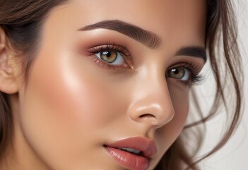 Fototapeta premium A Portrait Of Breathtakingly Gorgeous, Exotic, Beautiful Woman. 