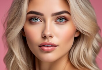 Fototapeta premium A Portrait Of Breathtakingly Gorgeous, Exotic, Beautiful Woman. 