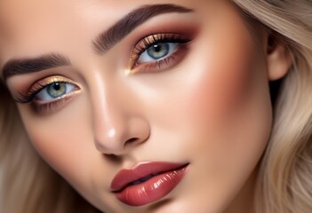 A Portrait Of Breathtakingly Gorgeous, Exotic, Beautiful Woman.
