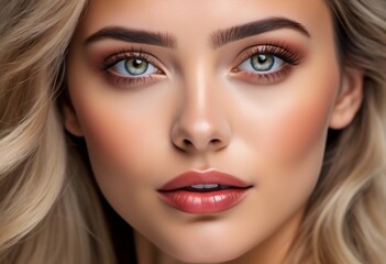 A Portrait Of Breathtakingly Gorgeous, Exotic, Beautiful Woman.
