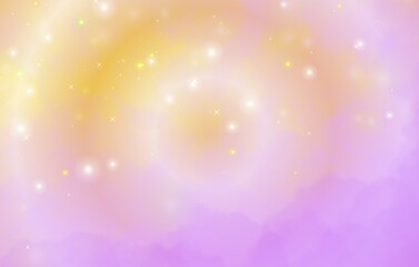 abstract glowing pink yellow bokeh background