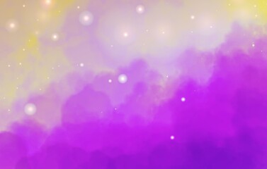 abstract purple yellow bokeh background
