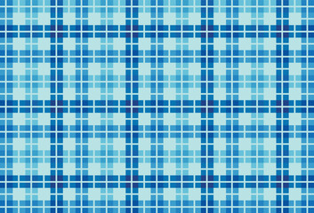 Seamless checkered vector pattern. Seamless checkered vector pattern. Coarse vintage Blue plaid fabric texture. Abstract geometric background. Tablecloth for picnic Texture.