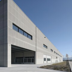 warehouse, the factory is built with  steel and potentiometric aerated concrete bricks