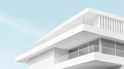 Serene Abstraction: Minimalistic Elegance in Modernist Geometry