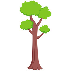 Green Tree Plant Illustration