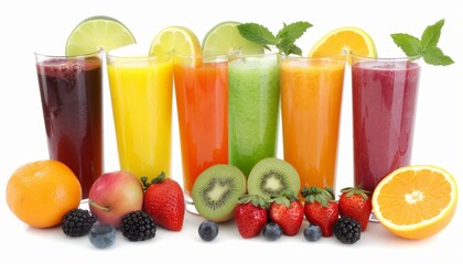 blended fruit drink