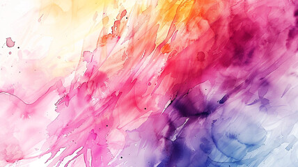 A mesmerizing display of watercolor hand painting, with delicate brushstrokes and vivid colors intertwining to create an expressive and captivating abstract backdrop