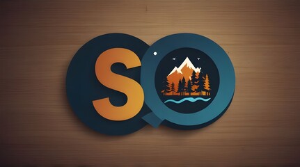 letter s up north logo .Generative AI